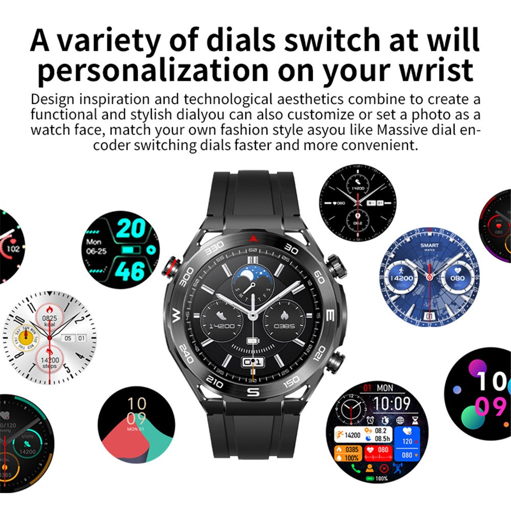 X100 1.43-inch Round Screen Multi-sport Modes Health Monitor Smart Watch