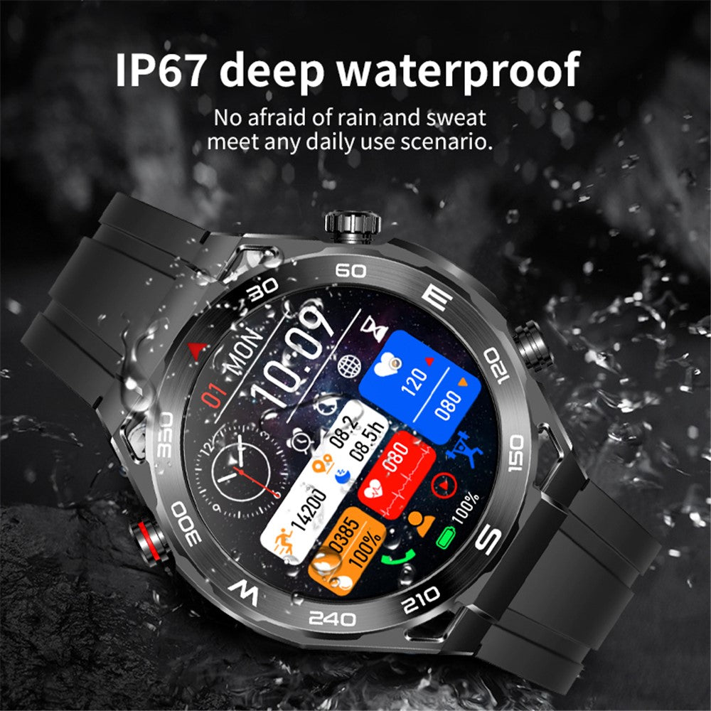 X100 1.43-inch Round Screen Multi-sport Modes Health Monitor Smart Watch