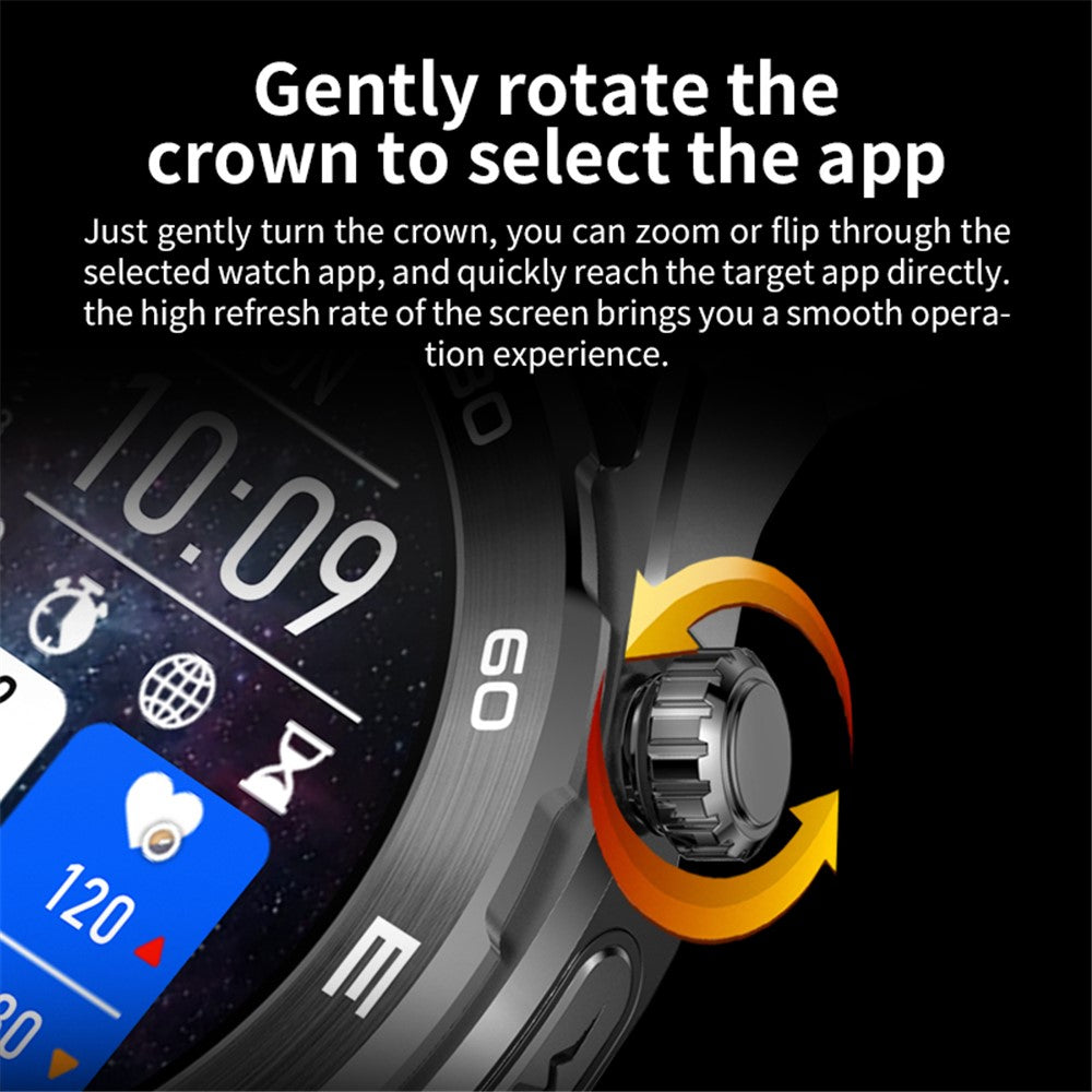 X100 1.43-inch Round Screen Multi-sport Modes Health Monitor Smart Watch
