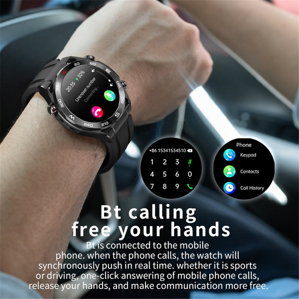 X100 1.43-inch Round Screen Multi-sport Modes Health Monitor Smart Watch