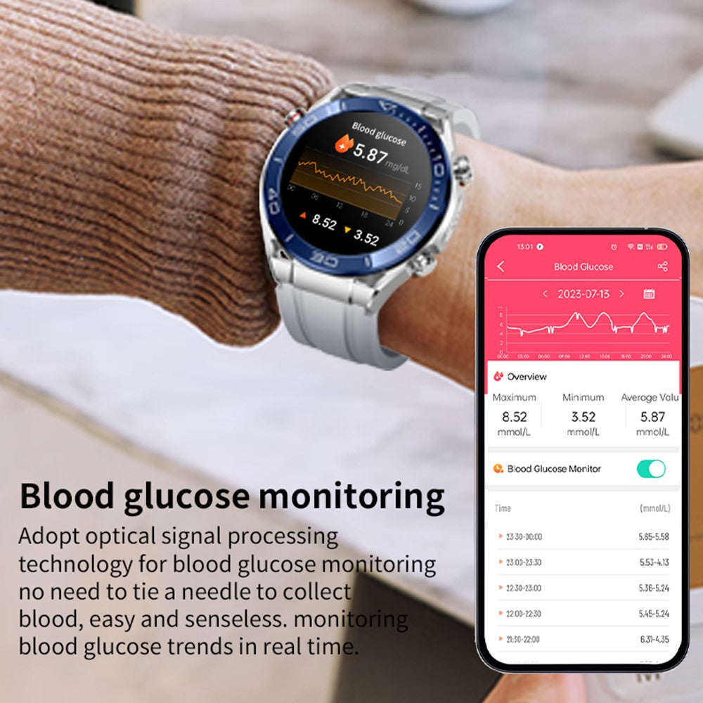 X100 1.43-inch Round Screen Multi-sport Modes Health Monitor Smart Watch