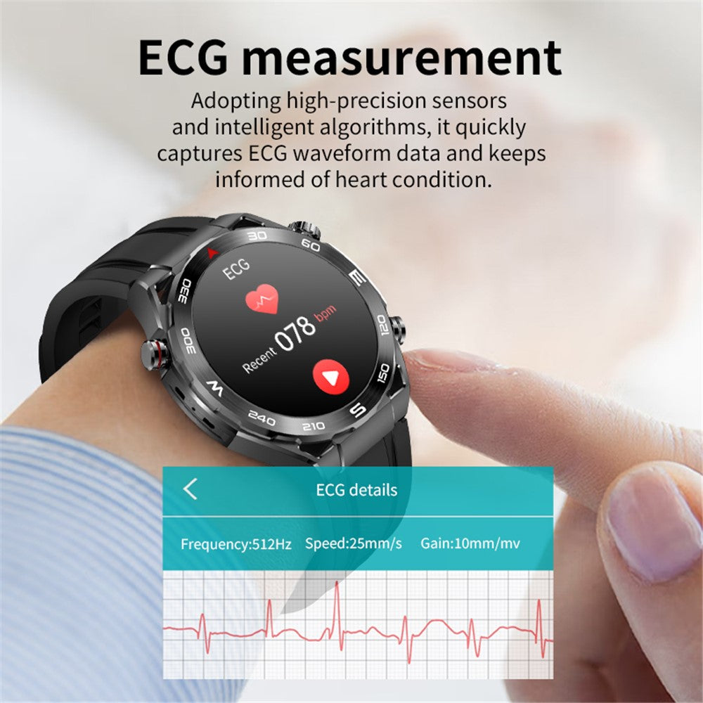 X100 1.43-inch Round Screen Multi-sport Modes Health Monitor Smart Watch