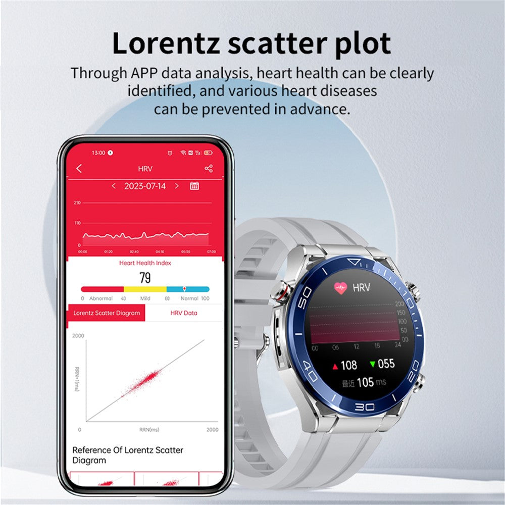 X100 1.43-inch Round Screen Multi-sport Modes Health Monitor Smart Watch