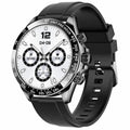 AK63 AMOLED Screen Smart Watch Bluetooth-compatible Call Wrist Bracelet with Silicone Strap