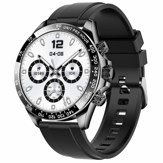AK63 AMOLED Screen Smart Watch Bluetooth-compatible Call Wrist Bracelet with Silicone Strap