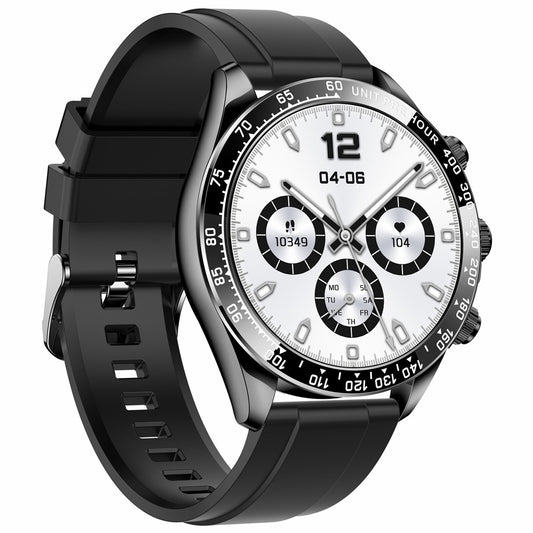 AK63 AMOLED Screen Smart Watch Bluetooth-compatible Call Wrist Bracelet with Silicone Strap