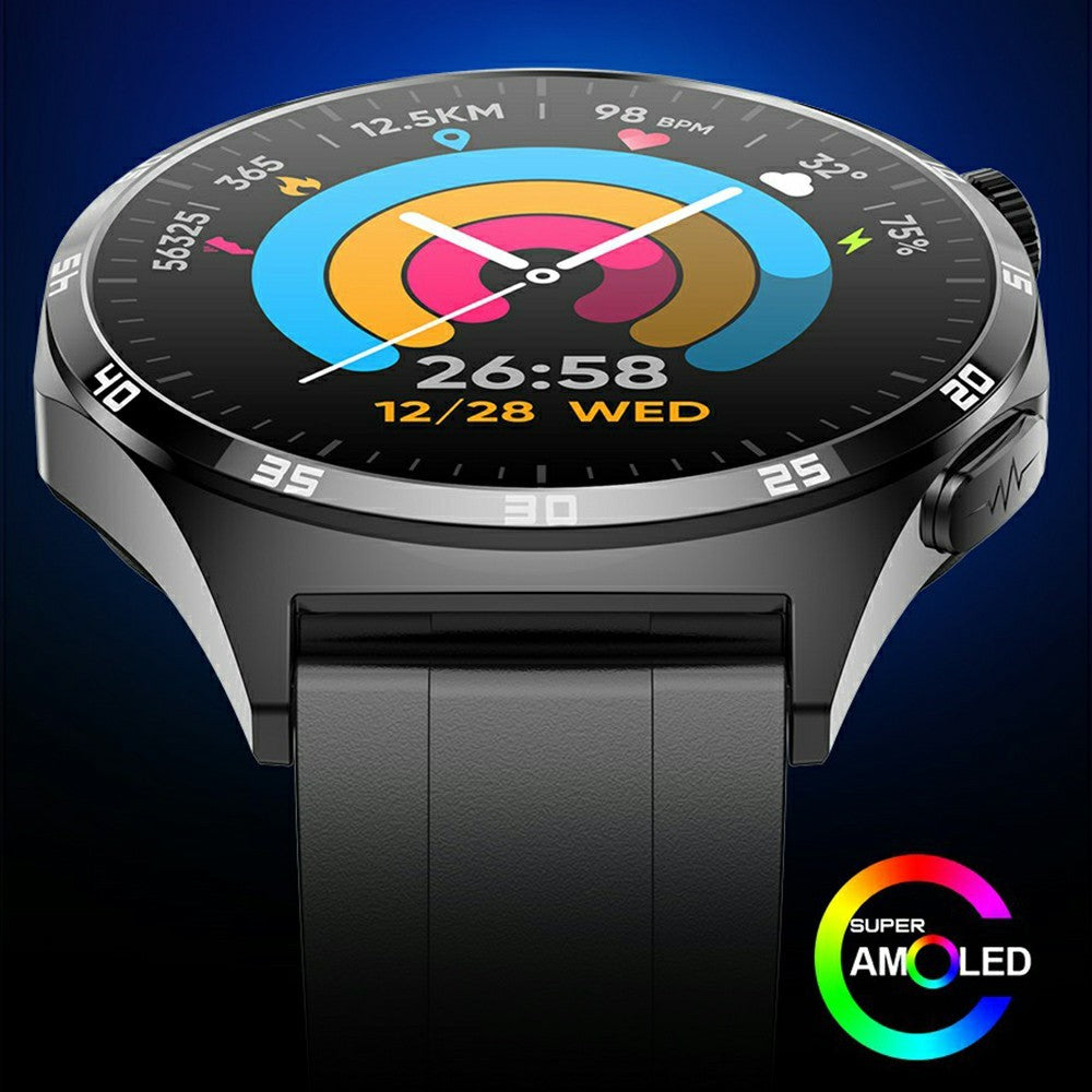 MT300 AMOLED Screen Sports Watch Bluetooth-compatible Call ECG Blood Glucose Health Monitoring Smart Watch