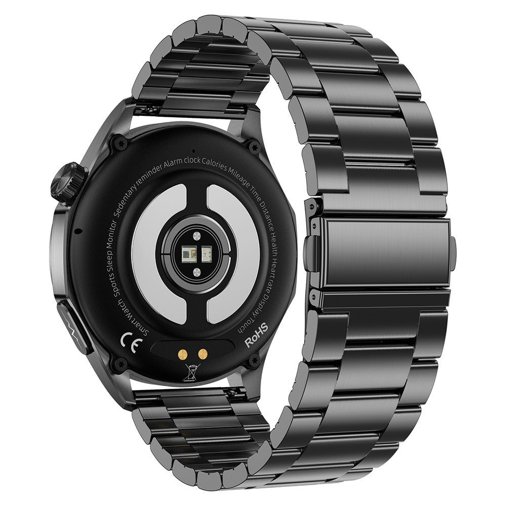 ET485 1.43" AMOLED Smart Watch with ECG, Bluetooth-compatible Call, Emotion Health Monitoring, Steel Strap
