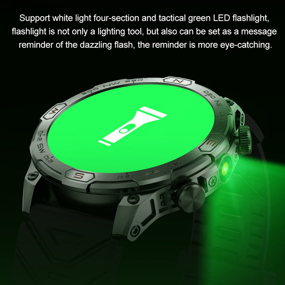 KC86 Men's Smart Watch 1ATM Waterproof Bracelet with Altitude Barometric Pressure Measurement