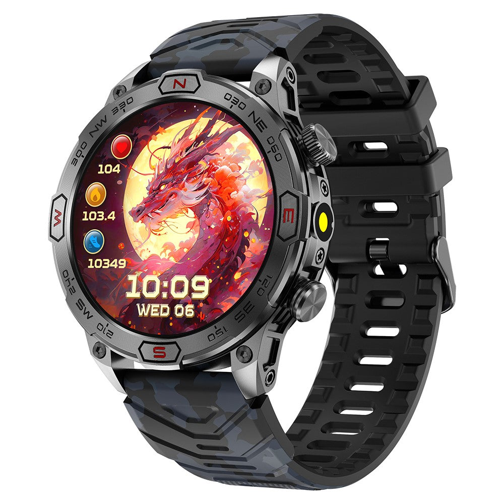 KC86 Men's Smart Watch 1ATM Waterproof Bracelet with Altitude Barometric Pressure Measurement