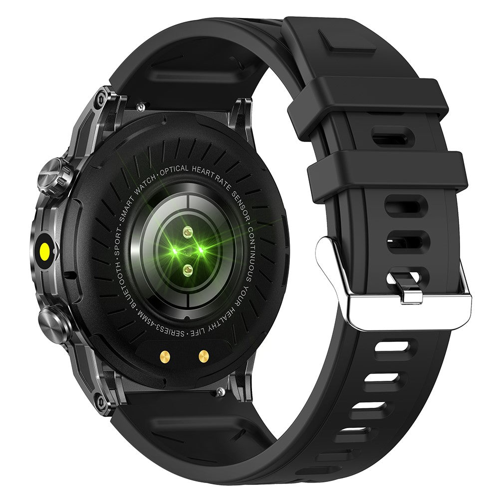 KC80 1.43" Waterproof Smart Watch Call Altitude Air Pressure Compass Heart Rate Sports Tracker