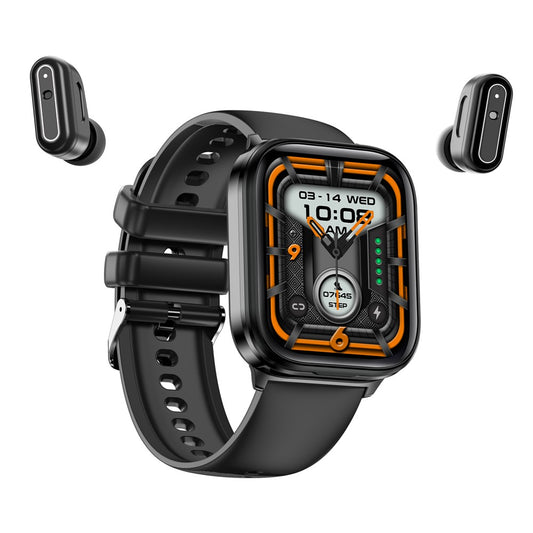 X9 2-in-1 Heart Rate Monitor 1.85 Inch Sports Tracker Smart Watch with TWS Earbuds