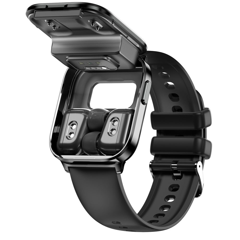 X9 2-in-1 Heart Rate Monitor 1.85 Inch Sports Tracker Smart Watch with TWS Earbuds