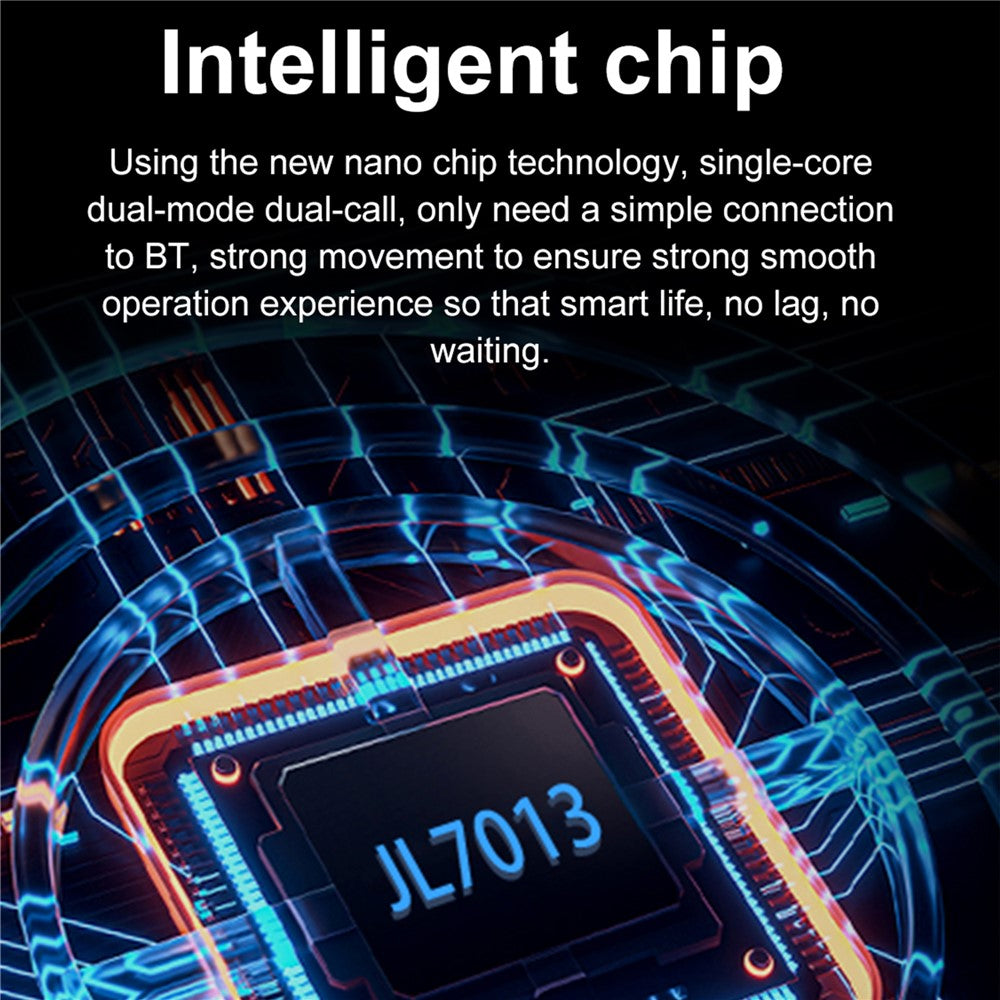 GT55 2-in-1 Bluetooth-compatible TWS Earphone Smart Watch Health Monitoring Bluetooth-compatible Calling Sports Watch