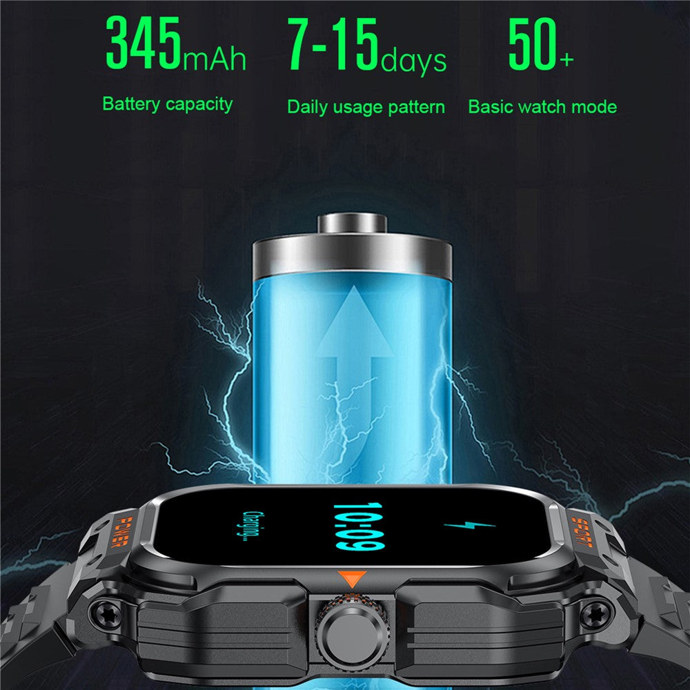 GT55 2-in-1 Bluetooth-compatible TWS Earphone Smart Watch Health Monitoring Bluetooth-compatible Calling Sports Watch
