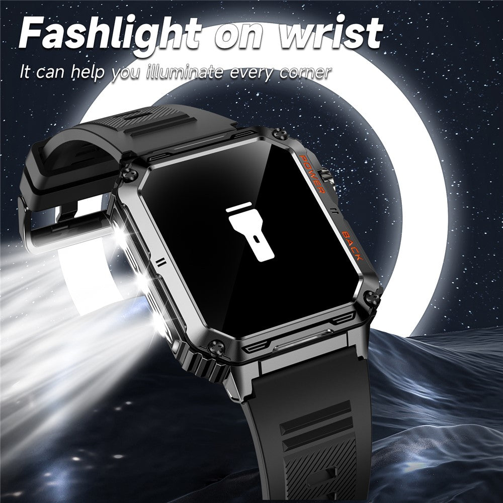 P3 Heart Rate Monitor Bluetooth-compatible Call Sports Smart Watch with Colorful Breathing Light