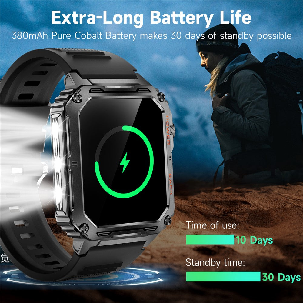 P3 Heart Rate Monitor Bluetooth-compatible Call Sports Smart Watch with Colorful Breathing Light