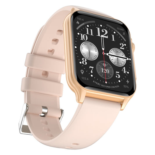 P6 Colorful Breathing Light 1.96-inch Square Screen Smart Watch Heart Rate Blood Pressure Monitor