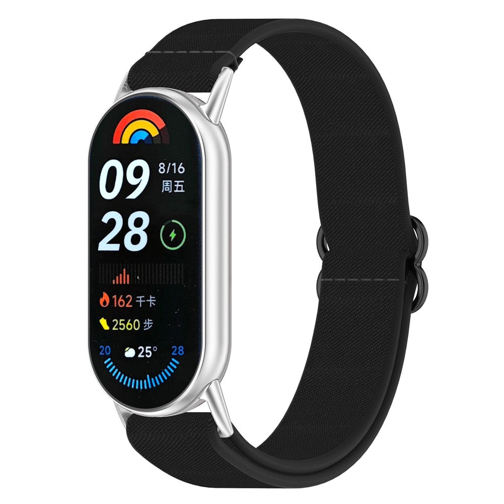 Smart Watch Band for Xiaomi Smart Band 9 / 9 NFC / 8 / 8 NFC Nylon Elastic Braided Strap