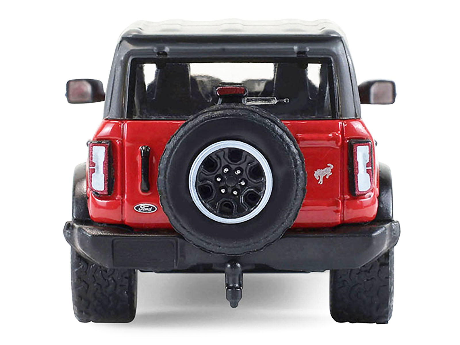 2024 Ford Bronco Badlands 4-Door Hot Pepper Red with Gray Top "Showroom Floor" Series 7 1/64 Diecast Model Car by Greenlight