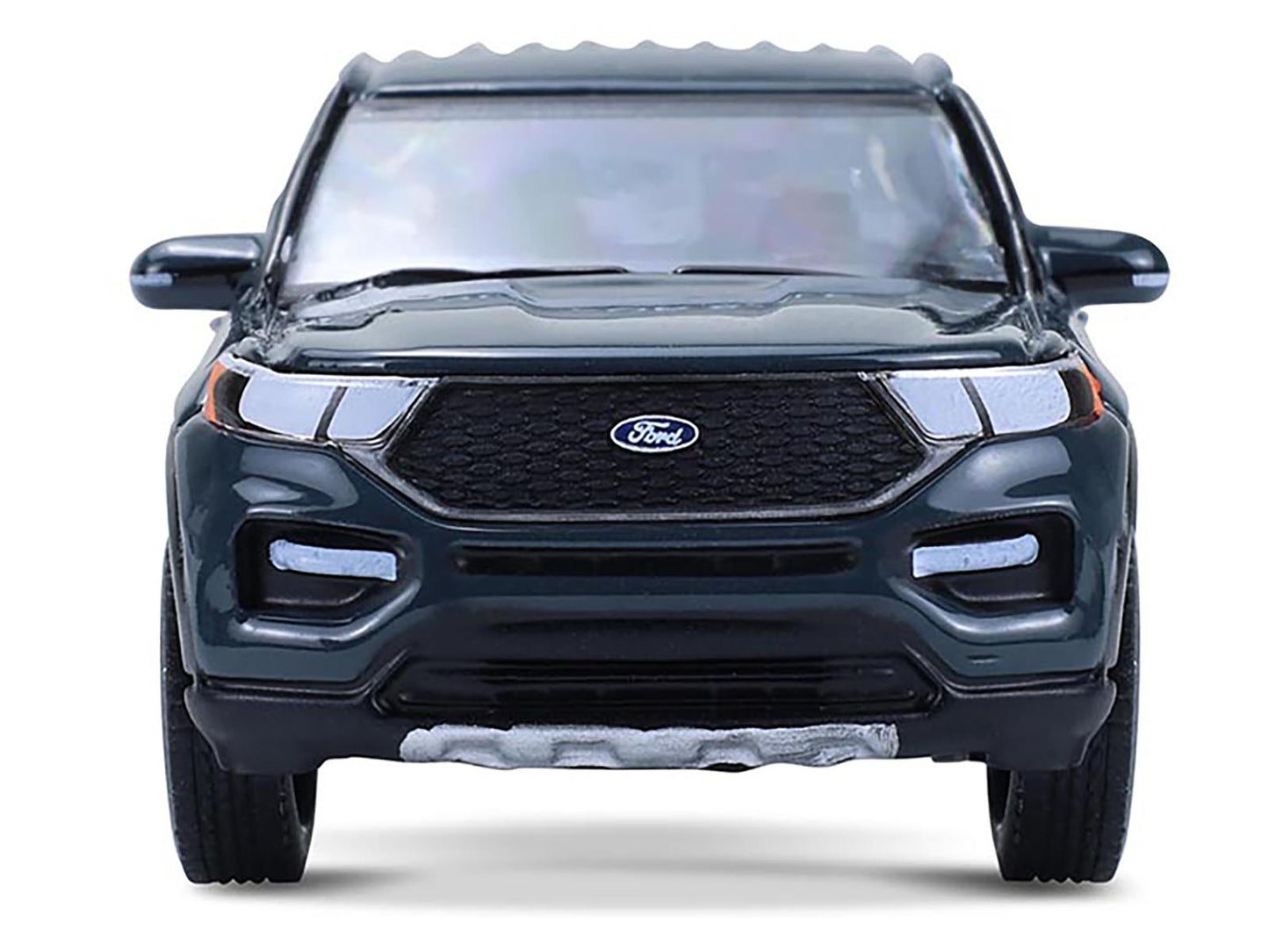 2024 Ford Explorer Stone Blue "Showroom Floor" Series 7 1/64 Diecast Model Car by Greenlight