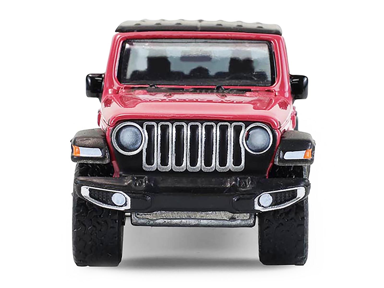 2024 Jeep Gladiator Pickup Truck Tuscadero Pink with Black Top "Showroom Floor" Series 7 1/64 Diecast Model Car by Greenlight