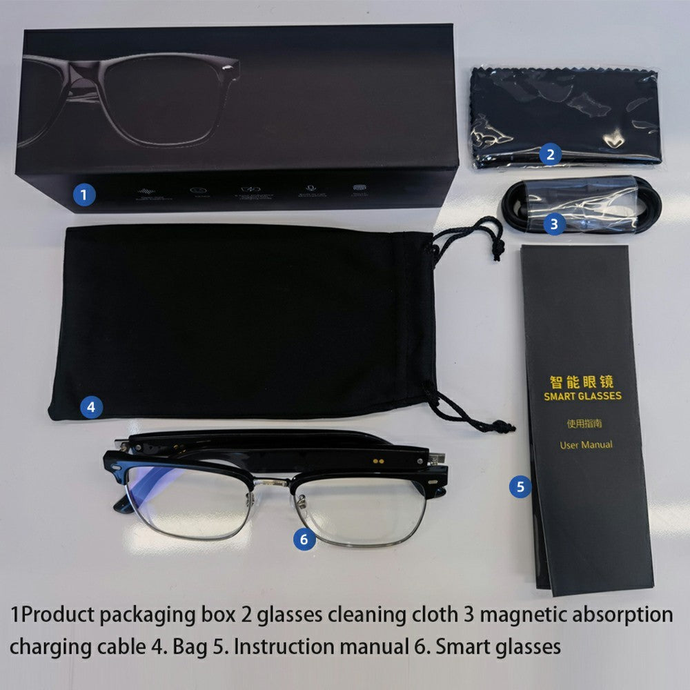 E13-C Bluetooth-compatible Smart Glasses Wireless Music Earphone Sunglasses (CE Certified)