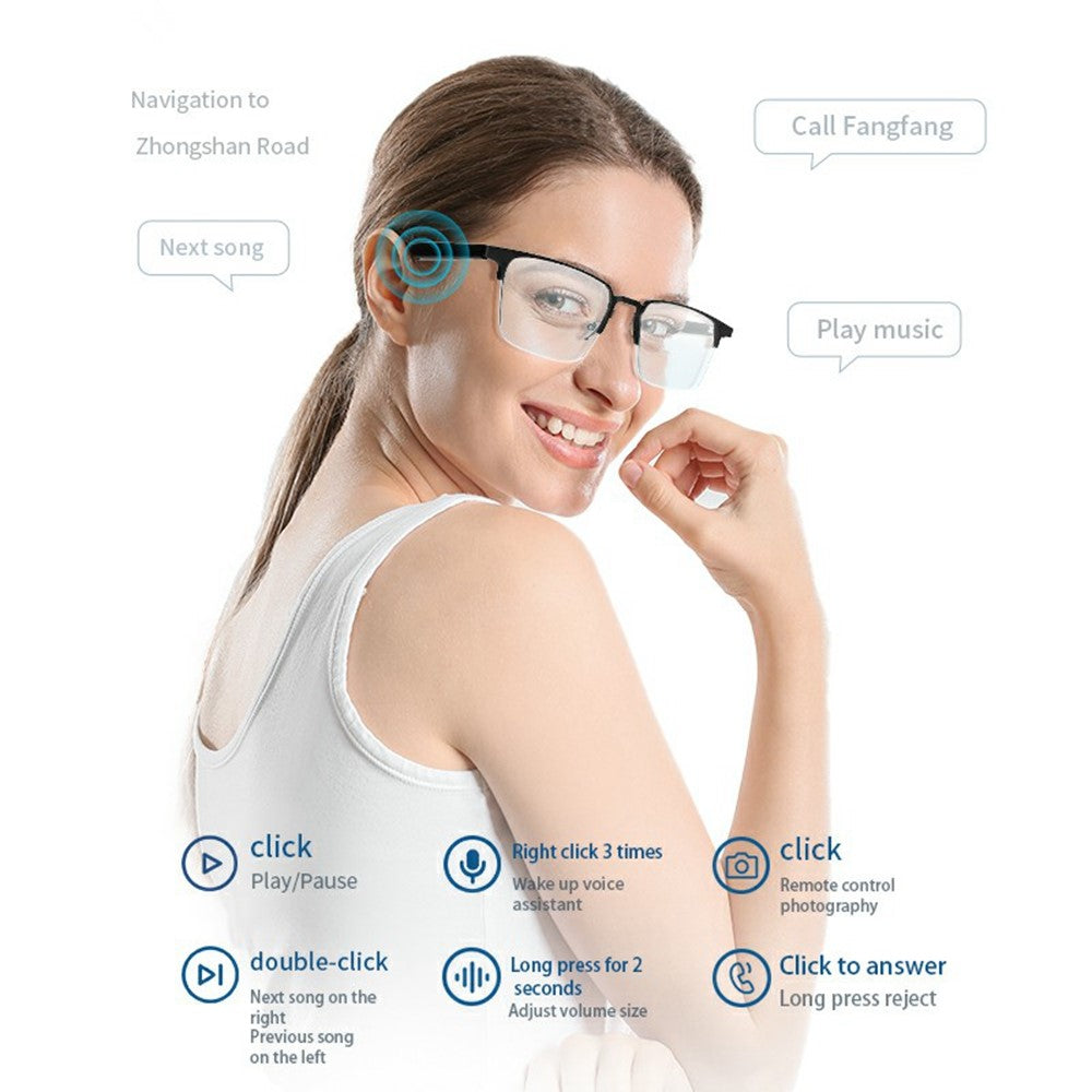 G05-T4 Bluetooth-compatible Smart Sunglasses Wireless Music Earphone Sun Glasses (CE Certified)