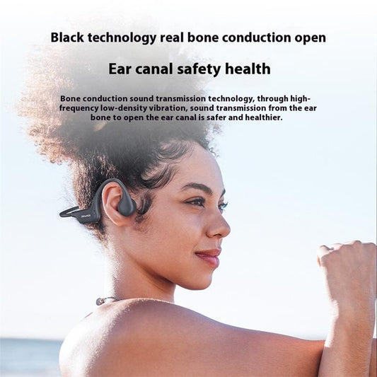 AWEI A899BL Bone Conduction Open Ear Bluetooth-compatible Headphones IPX8 Swimming Earphones