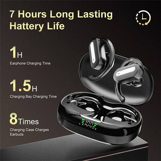 SP36 ENC Noise Reduction Wireless Bluetooth-compatible Sports Earphones with Rotating Hook