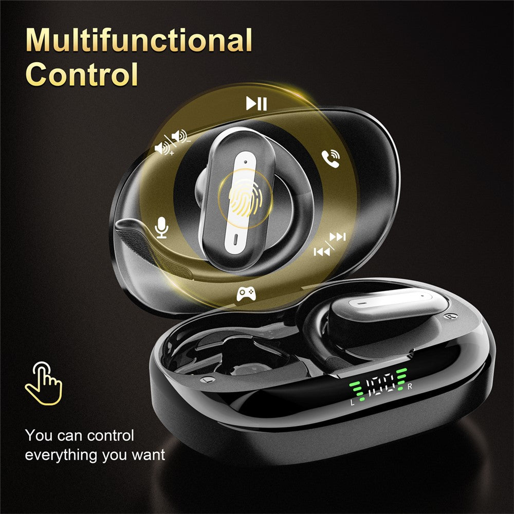 SP36 ENC Noise Reduction Wireless Bluetooth-compatible Sports Earphones with Rotating Hook