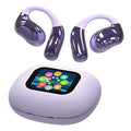 YJ33 Bluetooth-compatible Earphones Noise Reduction Wireless Earhooks with Touch Control Charging Case