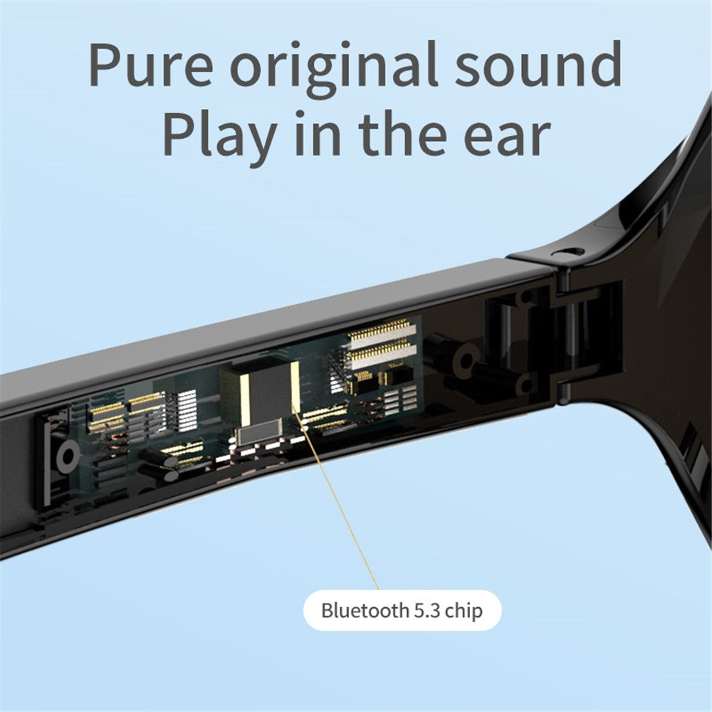 F07 Anti UV Sunglasses with Earphone 144 Languages Smart AI Translation Bluetooth-Compatible Glasses