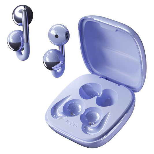F22 Ear Clip OWS Bluetooth-Compatible Earbuds ENC Noise Reduction Semi In Ear Gaming Earphones