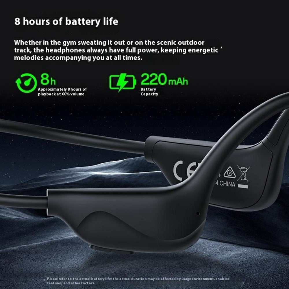 X3 Bone Conduction Headphones Open Ear Waterproof Wireless Headset for Sports Running