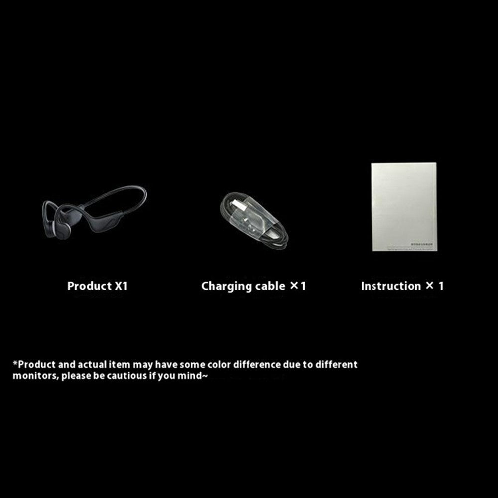 X3 Bone Conduction Headphones Open Ear Waterproof Wireless Headset for Sports Running