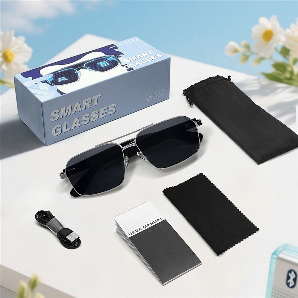 GT-31 UV400 Protection Sunglasses HD Audio Bluetooth-compatible Music Call  AI Translation Smart Glasses
