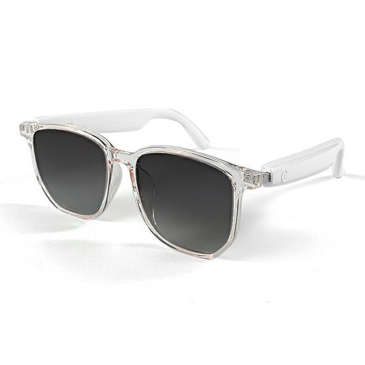 GS03 AI Translation Bluetooth-compatible Glasses Transparent Frame Smart Eyewear for Music Calls