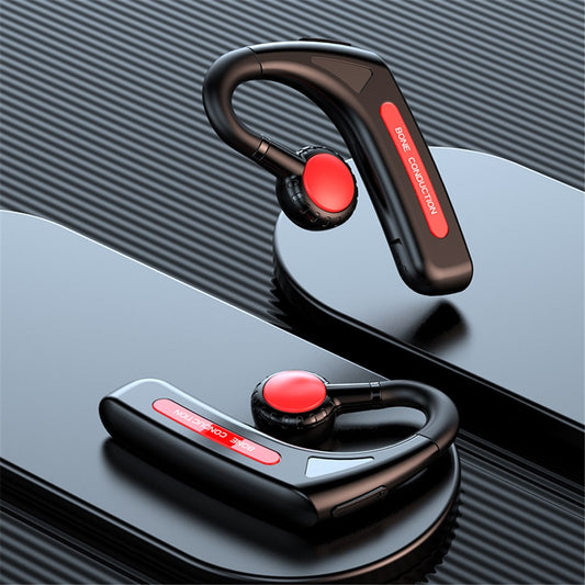 618 Wireless Bluetooth-compatible Bone Conduction Earphone Single Ear Hook Headset
