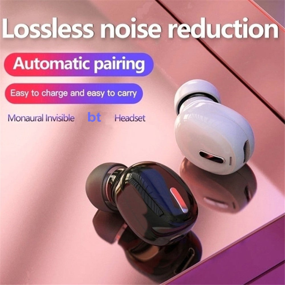 X9 Mini Stereo Sound Wireless Headphones Bluetooth-compatible 5.0 In-ear HiFi Earphone with Mic