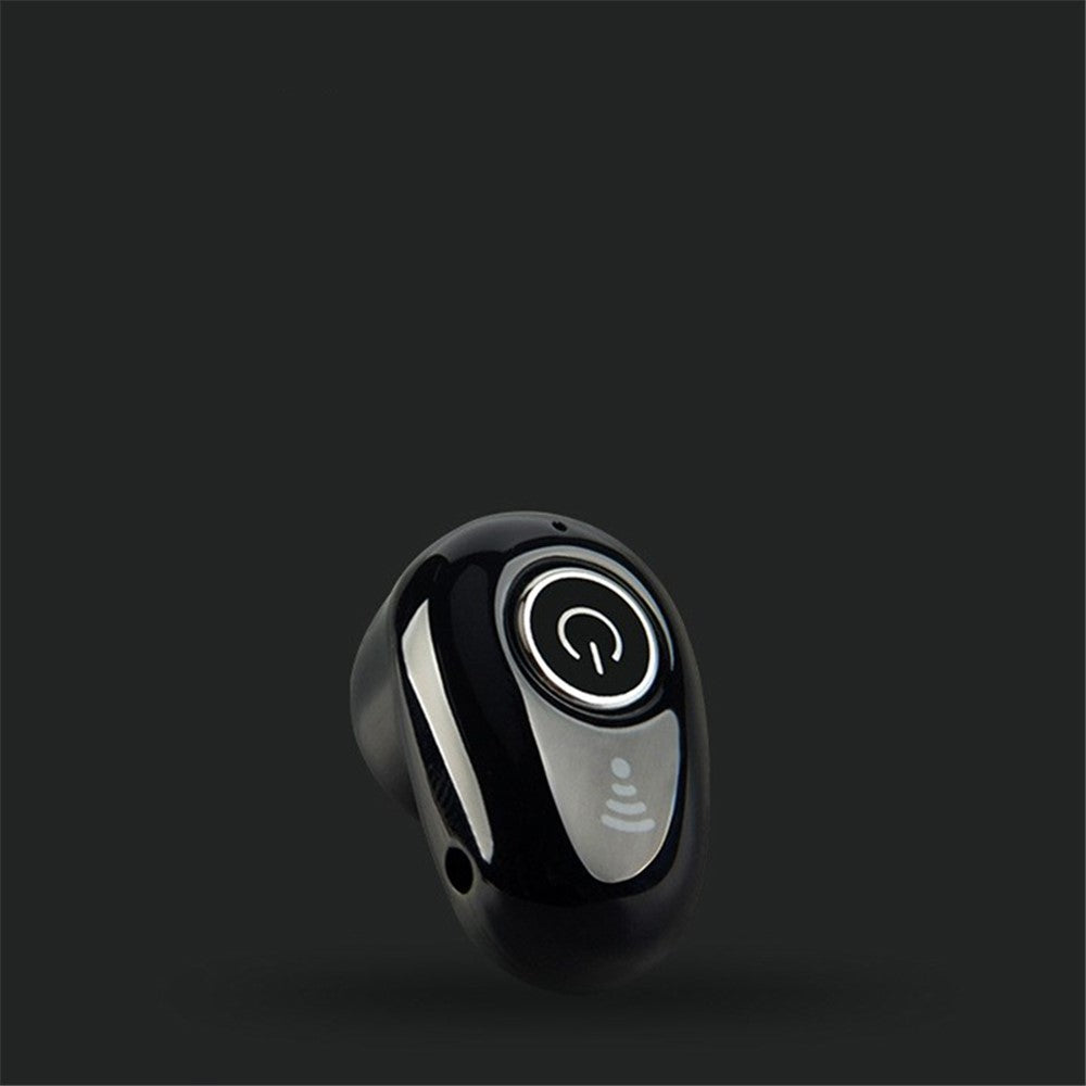 S650 Mini Invisible Single Ear Wireless Headphone Noise Canceling Bluetooth-compatible Stereo Earphone with Mic