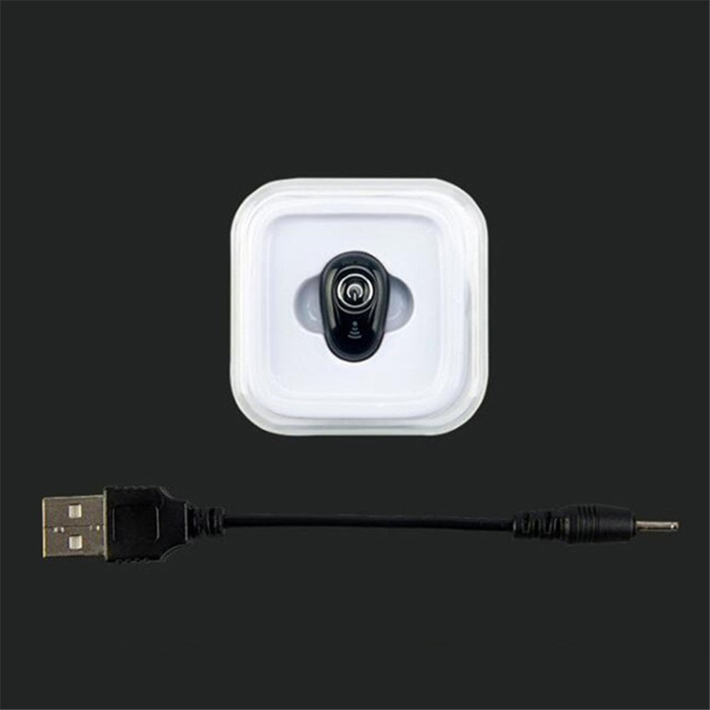 S650 Mini Invisible Single Ear Wireless Headphone Noise Canceling Bluetooth-compatible Stereo Earphone with Mic