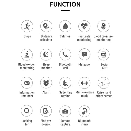 H13 Square Screen Bluetooth-compatible Call Sports Watch Heart Rate Sleep Monitoring Smart Wristband