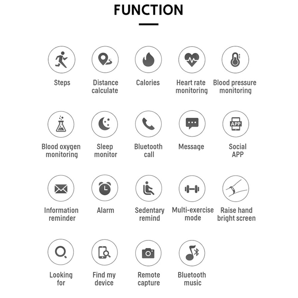H13 Square Screen Bluetooth-compatible Call Sports Watch Heart Rate Sleep Monitoring Smart Wristband