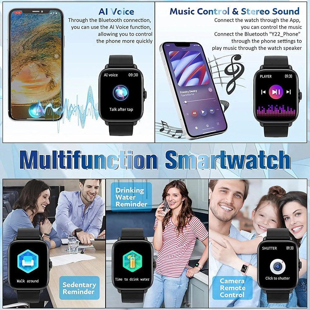 H13 Square Screen Bluetooth-compatible Call Sports Watch Heart Rate Sleep Monitoring Smart Wristband