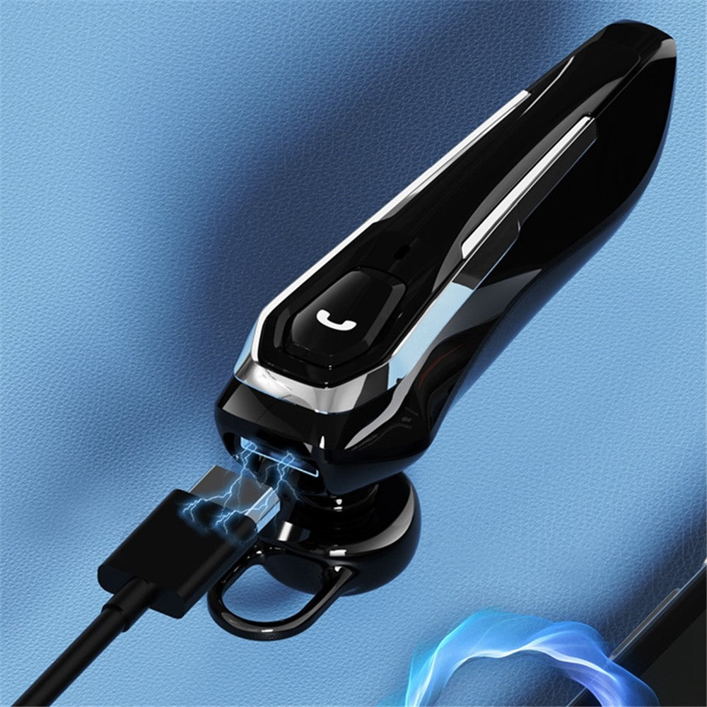 K25 Single Ear Wireless Bluetooth-compatible Headset ENC Noise Reduction Earphone Business Style Waterproof Headphone with Dual Mic