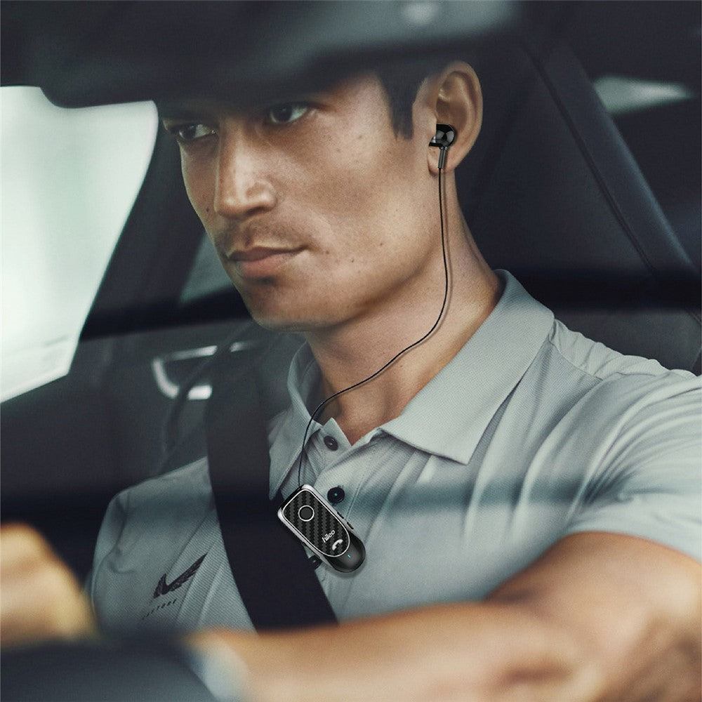 HILEO Hi60 Clip-On Style Bluetooth-compatible Headset Single Ear Wireless Headphone Stretchable Business Earphone for Driving