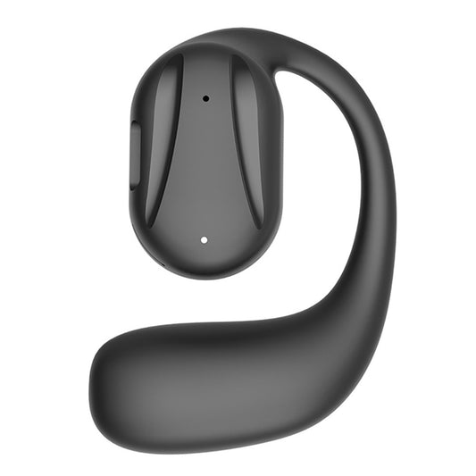 YJ77 Business Single Ear Wireless Bluetooth-compatible Earhook Headset Air Conduction Hands-free Call Music Earphone