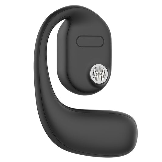 YJ77 Business Single Ear Wireless Bluetooth-compatible Earhook Headset Air Conduction Hands-free Call Music Earphone