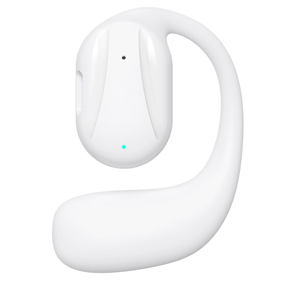 YJ77 Business Single Ear Wireless Bluetooth-compatible Earhook Headset Air Conduction Hands-free Call Music Earphone